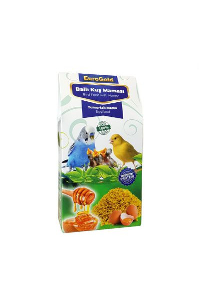 EUROGOLD BALLI YUMURTALI KUŞ MAMASI 100 GR EUROGOLD BALLI YUMURTALI KUŞ MAMASI 100 GR